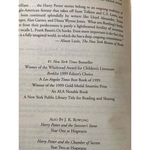 Harry Potter And The Prisoner Of Azkaban Paperback Book By J.K. Rowling Scholas - Picture 7 of 16